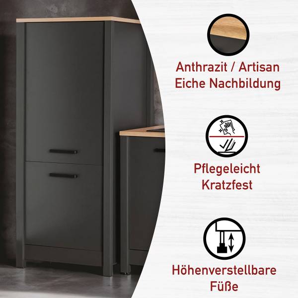 Geräteschrank Sicilia Variante B Grau