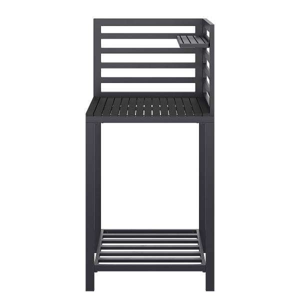 Buitenkeuken Portol set van 3 combi B aluminium/kunststof - zwart