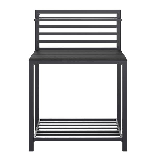 Cuisine de jardin Portol A - 2 élém. Aluminium / Matière plastique - Noir