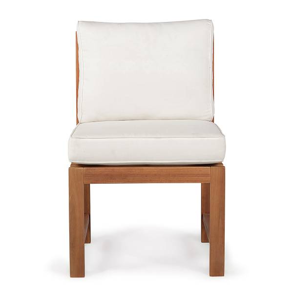 Set di 5 mobili da esterno Bayton E Legno massello di acacia / Poliestere - Beige / Marrone