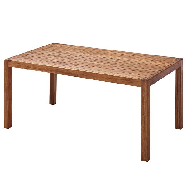 Set di 5 mobili da esterno Bayton E Legno massello di acacia / Poliestere - Beige / Marrone