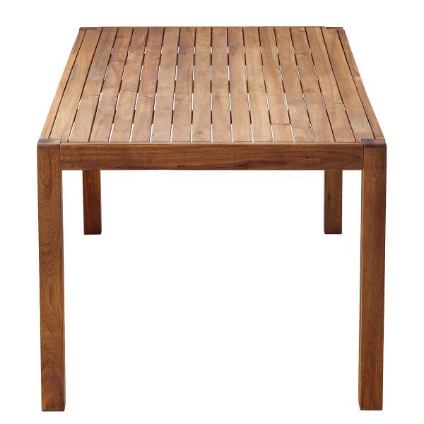 Set di 5 mobili da esterno Bayton E Legno massello di acacia / Poliestere - Beige / Marrone