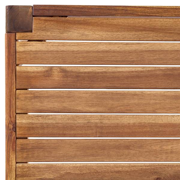 Set di 5 mobili da esterno Bayton E Legno massello di acacia / Poliestere - Beige / Marrone