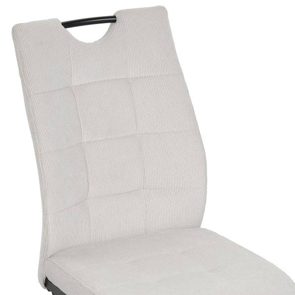 Set di 4 sedie a sbalzo Konity Beige