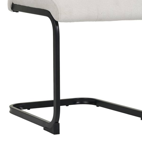 Set di 4 sedie a sbalzo Konity Beige
