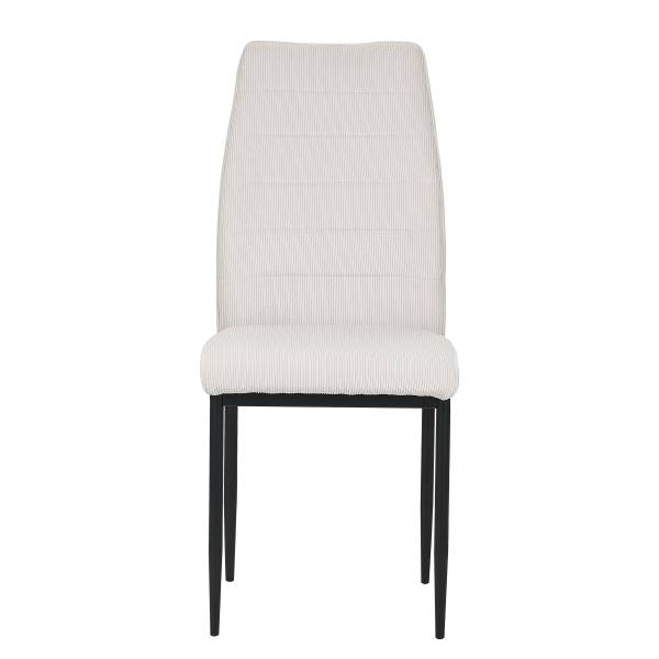 Chaises capitonnées GALEVO - Lot de 2 Beige