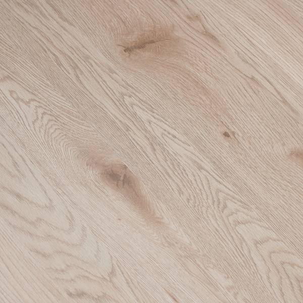 Esstisch SADEMA Eiche Hell Dekor / Schwarz