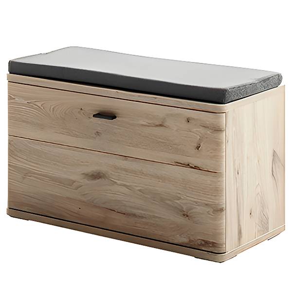 Garderobenbank Kunta 85 cm Eiche Viking Dekor / Graphit