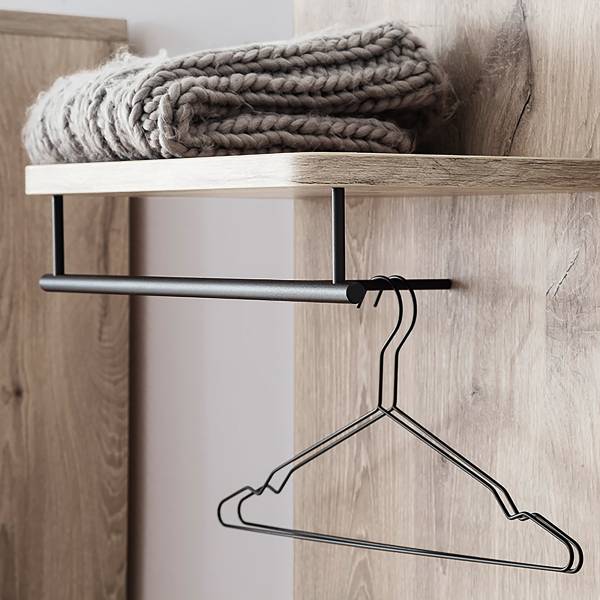 Garderobenpaneel Kunta Eiche Viking Dekor / Graphit