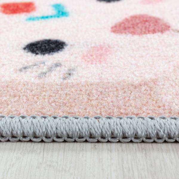 Tapis enfant Play marelle Polypropylène / Polyamide - Gris - 80 x 120 cm