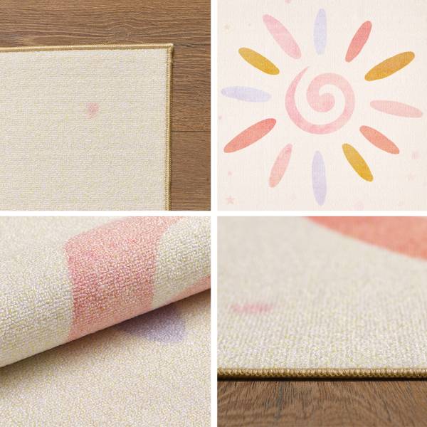 Tappeto cameretta Play Tesoro Polipropilene / Poliammide - crema - 140 x 200 cm