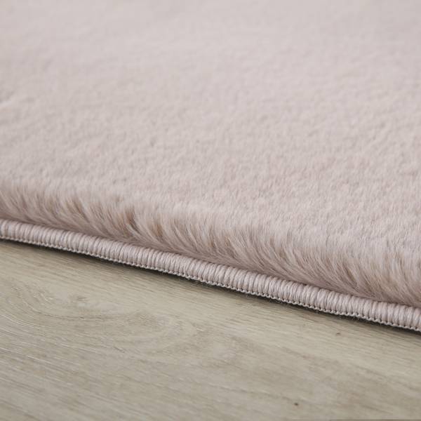 Kurzflorteppich Pouffy 5100 Polyester - Beige - 120 x 170 cm