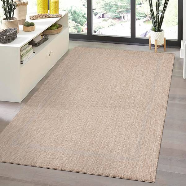 Tappeto da esterno Relax Poliestere / Polipropilene - Beige - 140 x 200 cm