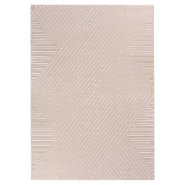 Tappeto a pelo corto Sahara E Poliestere / Polipropilene - Beige - 120 x 170 cm