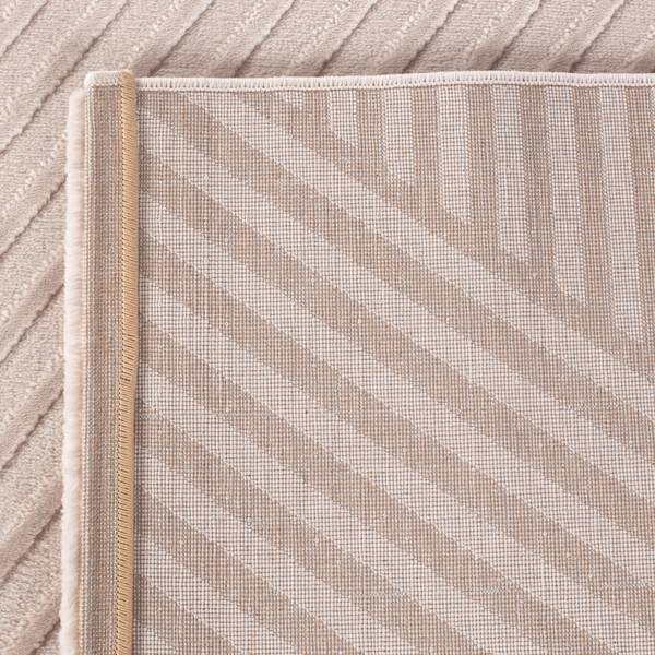 Tappeto a pelo corto Sahara E Poliestere / Polipropilene - Beige - 120 x 170 cm