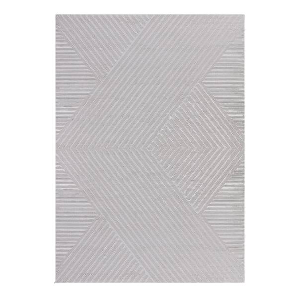 Kurzflorteppich Sahara 1115 Mischgewebe - Silber - 160 x 230 cm