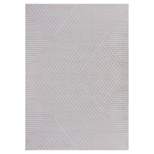 Kurzflorteppich Sahara 1115 Mischgewebe - Silber - 160 x 230 cm