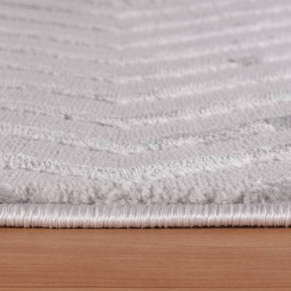 Kurzflorteppich Sahara 1115 Mischgewebe - Silber - 160 x 230 cm