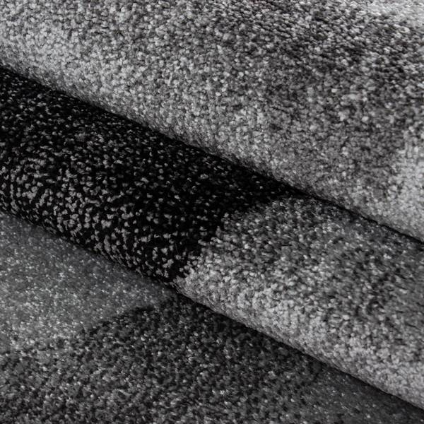 Läufer Lucca Typ A Polypropylene / Polyester - Schwarz