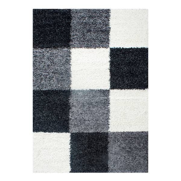 Hochflorteppich Life Typ B Polypropylene / Polyester - Schwarz