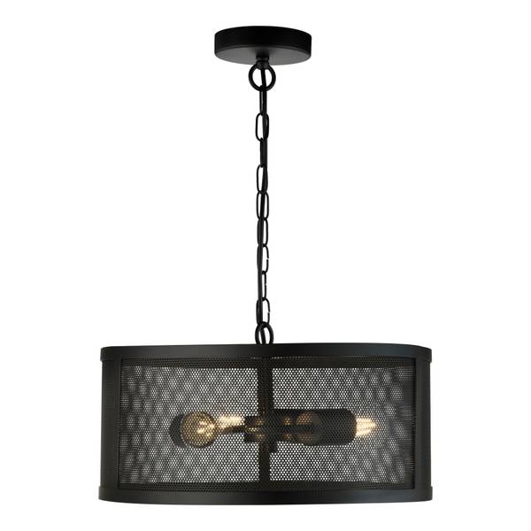 Lampada a sospensione Fishnet Nero - Acciaio - 45 x 23 x 45 cm