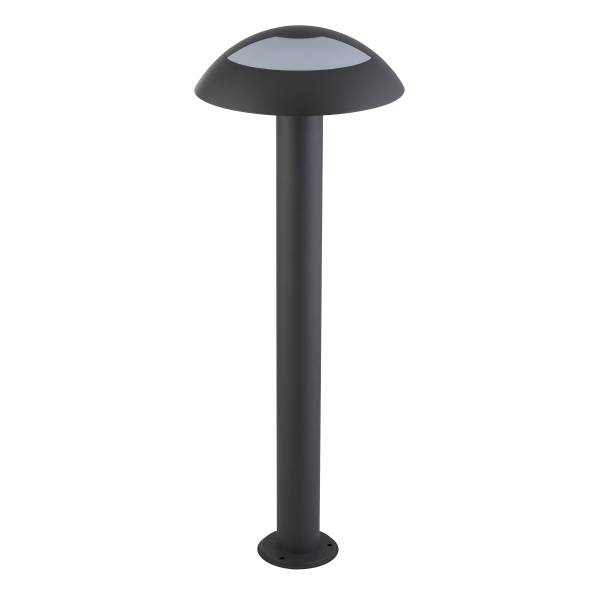 LED-padverlichting Mushroom grijs - aluminium - polycarbonaat - 17 x 73 x 17 cm