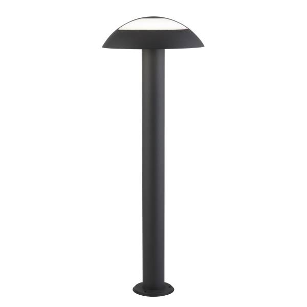 LED-padverlichting Mushroom grijs - aluminium - polycarbonaat - 17 x 73 x 17 cm