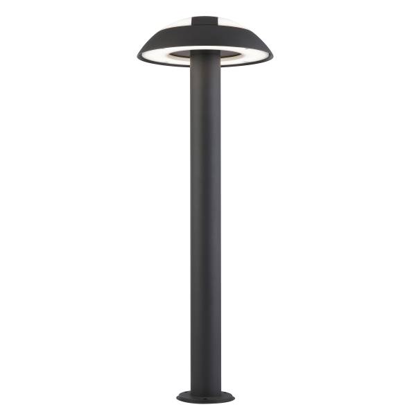 LED-padverlichting Mushroom grijs - aluminium - polycarbonaat - 17 x 73 x 17 cm
