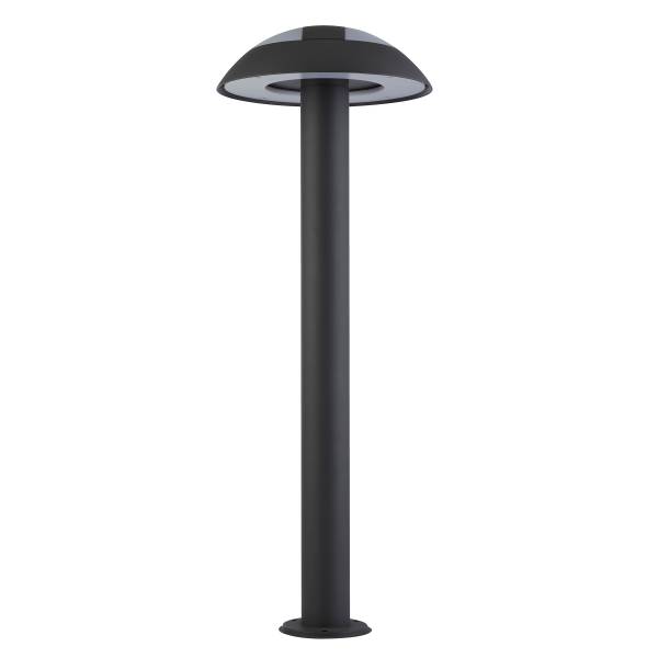 LED-padverlichting Mushroom grijs - aluminium - polycarbonaat - 17 x 73 x 17 cm