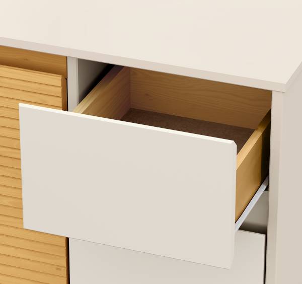 Waschbeckenunterschrank STADY Pinie massiv - Beige