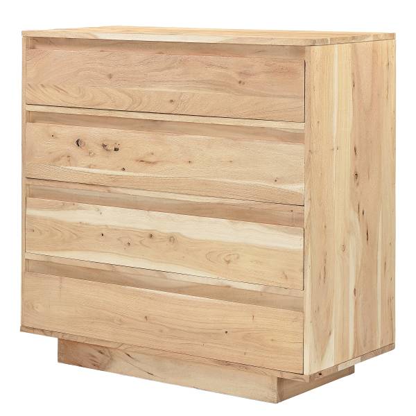 Comò in legno massello WOOXON Marrone - Legno - Acacia - 85 x 85 x 40 cm