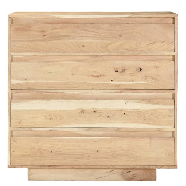 Comò in legno massello WOOXON Marrone - Legno - Acacia - 85 x 85 x 40 cm