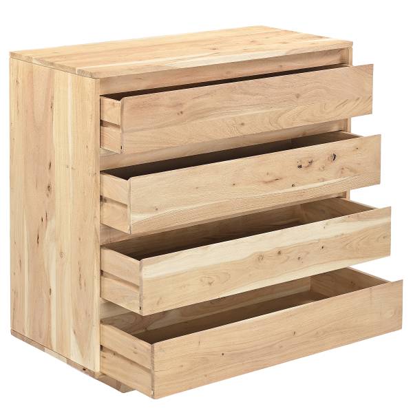 Comò in legno massello WOOXON Marrone - Legno - Acacia - 85 x 85 x 40 cm