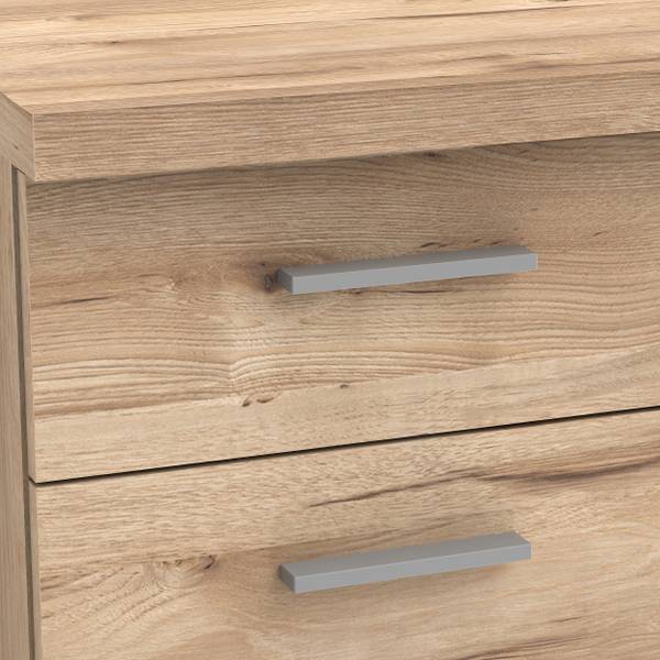 Scrivania Hegman - Larga 145 cm Effetto plancia quercia