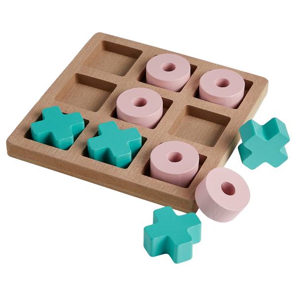 Spiel-Set TICTACTOE Holz - Bunt