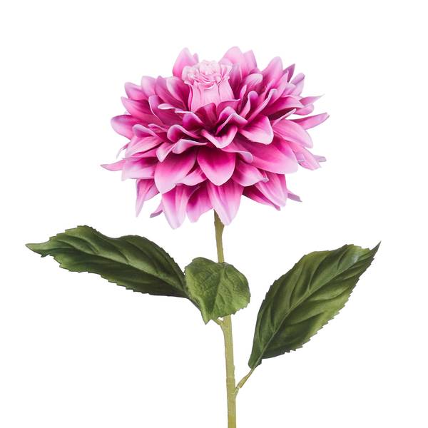 Fiore artificiale FLORISTA Dalia Polietilene / Poliestere - Porpora