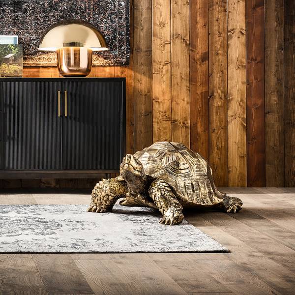 Decoratie Turtle goud - polyresin - 95 x 43 x 77 cm