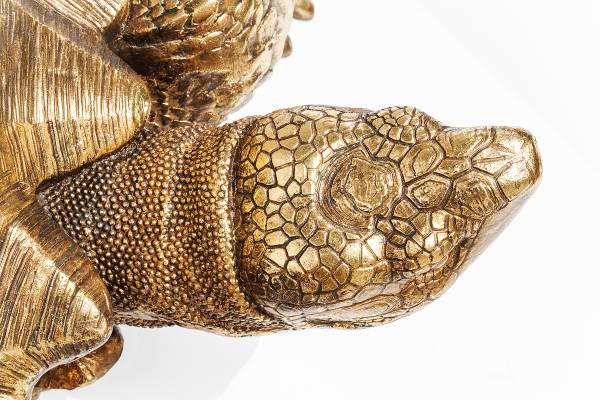 Decoratie Turtle goud - polyresin - 95 x 43 x 77 cm