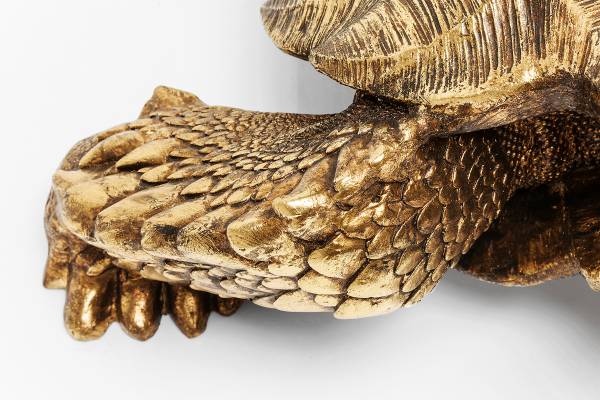 Decoratie Turtle goud - polyresin - 95 x 43 x 77 cm