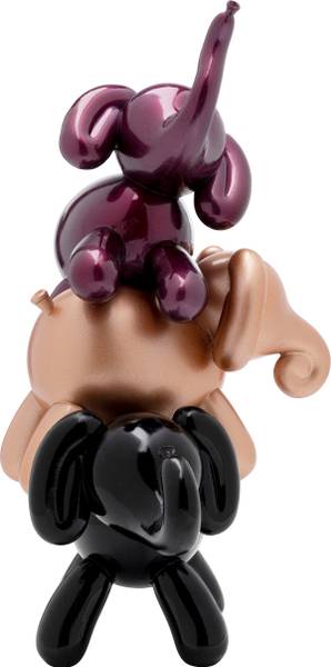Dekofigur Elephant Stack Multicolor - Polyresin - 22 x 32 x 18 cm