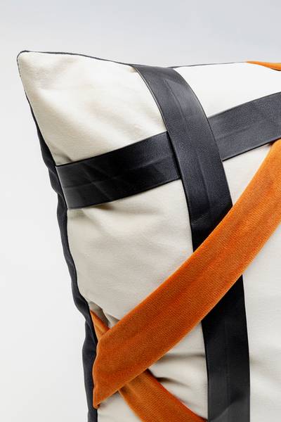 Dekokissen Ring of Fire Multicolor - Polyester PVC - 45 x 45 x 6 cm