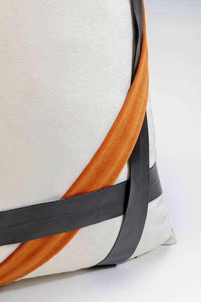 Dekokissen Ring of Fire Multicolor - Polyester PVC - 45 x 45 x 6 cm