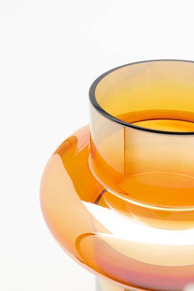 Vase Phenom Ring Multicolor - Klarglas - 21 x 30 x 21 cm