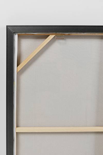 Leinwandbild Visione Obliquo Multicolor - Baumwollstoff - Kaltschaum - 100 x 100 x 4 cm