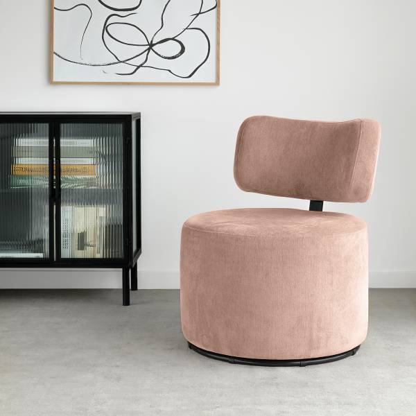 Drehsessel KYTT Flachgewebe Calea: Pink