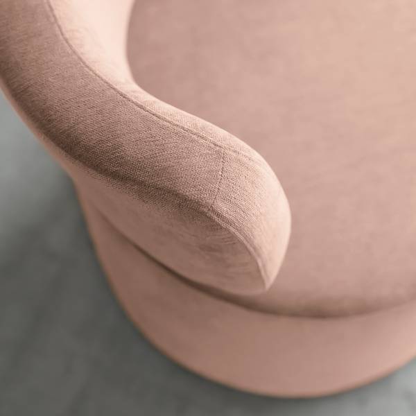Drehsessel KYTT Flachgewebe Calea: Pink