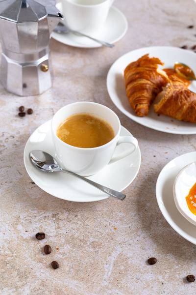 Kaffeeservice Belmira Porzellan - Weiß