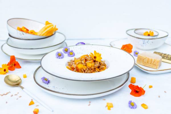 Schüsselset Pintar 2er-Set Typ A Porzellan - Weiß / Braun