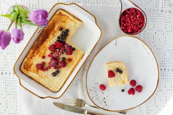 Auflaufform Pintar 2-teilig Porzellan - Weiß