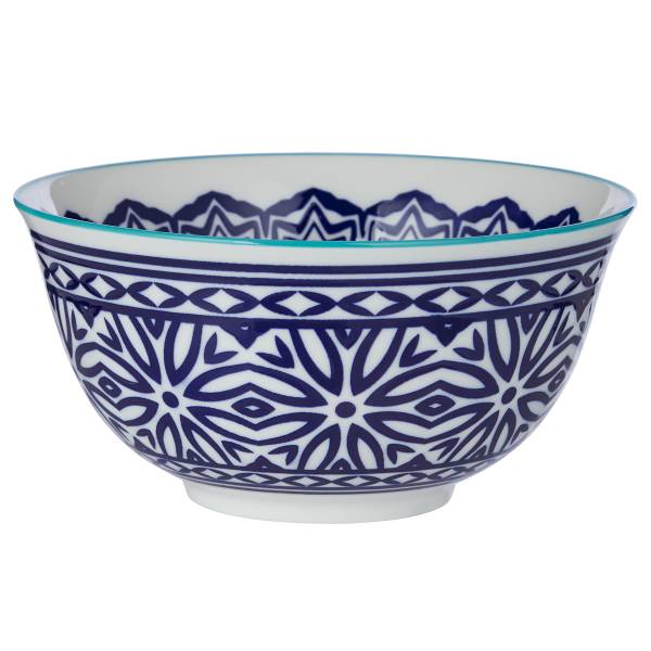 Bol ORNAMENTS - lot de 6 Porcelaine - Bleu